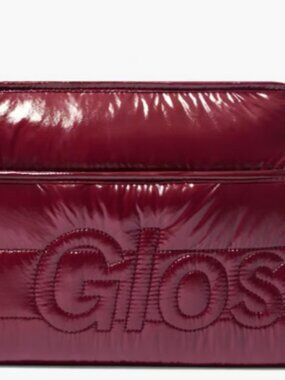 Glossier Puffy Beauty Bag in Brown